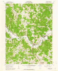 Stewart Ohio Historical topographic map, 1:24000 scale, 7.5 X 7.5 Minute, Year 1961
