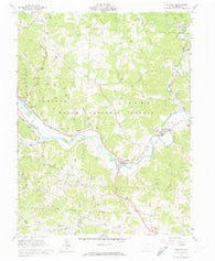 Stewart Ohio Historical topographic map, 1:24000 scale, 7.5 X 7.5 Minute, Year 1961