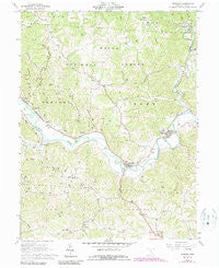 Stewart Ohio Historical topographic map, 1:24000 scale, 7.5 X 7.5 Minute, Year 1961
