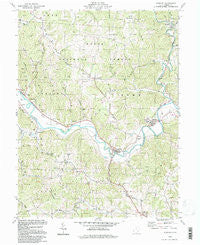 Stewart Ohio Historical topographic map, 1:24000 scale, 7.5 X 7.5 Minute, Year 1994