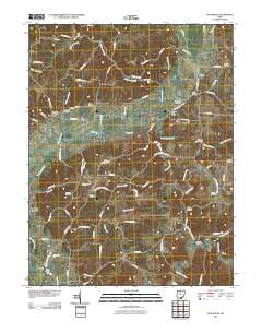 Stockdale Ohio Historical topographic map, 1:24000 scale, 7.5 X 7.5 Minute, Year 2010