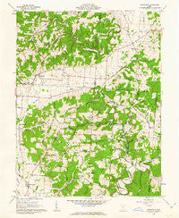 Stockdale Ohio Historical topographic map, 1:24000 scale, 7.5 X 7.5 Minute, Year 1961