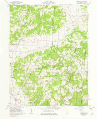 Stockdale Ohio Historical topographic map, 1:24000 scale, 7.5 X 7.5 Minute, Year 1961