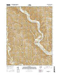 Stockport Ohio Current topographic map, 1:24000 scale, 7.5 X 7.5 Minute, Year 2016