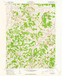 Stone Creek Ohio Historical topographic map, 1:24000 scale, 7.5 X 7.5 Minute, Year 1961