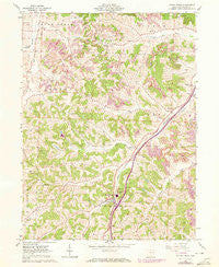 Stone Creek Ohio Historical topographic map, 1:24000 scale, 7.5 X 7.5 Minute, Year 1961