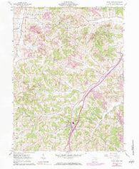 Stone Creek Ohio Historical topographic map, 1:24000 scale, 7.5 X 7.5 Minute, Year 1961