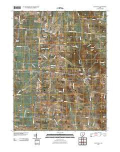 Stoutsville Ohio Historical topographic map, 1:24000 scale, 7.5 X 7.5 Minute, Year 2010