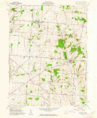 Stoutsville Ohio Historical topographic map, 1:24000 scale, 7.5 X 7.5 Minute, Year 1961