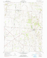 Stoutsville Ohio Historical topographic map, 1:24000 scale, 7.5 X 7.5 Minute, Year 1961