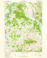 Strasburg Ohio Historical topographic map, 1:24000 scale, 7.5 X 7.5 Minute, Year 1961