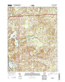 Suffield Ohio Historical topographic map, 1:24000 scale, 7.5 X 7.5 Minute, Year 2013