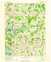 Suffield Ohio Historical topographic map, 1:24000 scale, 7.5 X 7.5 Minute, Year 1960