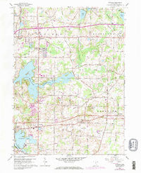 Suffield Ohio Historical topographic map, 1:24000 scale, 7.5 X 7.5 Minute, Year 1960