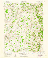 Sugar Tree Ridge Ohio Historical topographic map, 1:24000 scale, 7.5 X 7.5 Minute, Year 1961