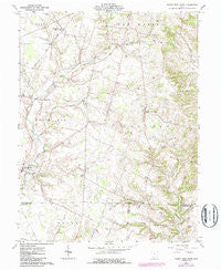 Sugar Tree Ridge Ohio Historical topographic map, 1:24000 scale, 7.5 X 7.5 Minute, Year 1961