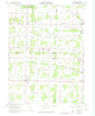 Sullivan Ohio Historical topographic map, 1:24000 scale, 7.5 X 7.5 Minute, Year 1961