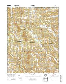 Summithill Ohio Historical topographic map, 1:24000 scale, 7.5 X 7.5 Minute, Year 2013