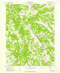 Summithill Ohio Historical topographic map, 1:24000 scale, 7.5 X 7.5 Minute, Year 1961