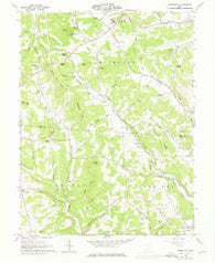 Summithill Ohio Historical topographic map, 1:24000 scale, 7.5 X 7.5 Minute, Year 1961
