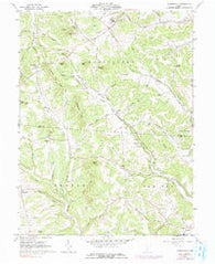 Summithill Ohio Historical topographic map, 1:24000 scale, 7.5 X 7.5 Minute, Year 1961
