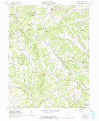 Summithill Ohio Historical topographic map, 1:24000 scale, 7.5 X 7.5 Minute, Year 1961