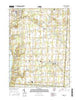 Sunbury Ohio Current topographic map, 1:24000 scale, 7.5 X 7.5 Minute, Year 2016