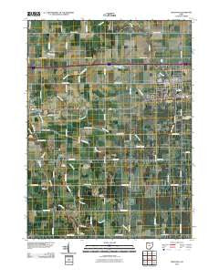 Swanton Ohio Historical topographic map, 1:24000 scale, 7.5 X 7.5 Minute, Year 2010