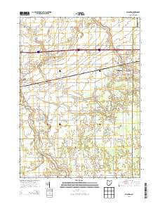 Swanton Ohio Historical topographic map, 1:24000 scale, 7.5 X 7.5 Minute, Year 2013