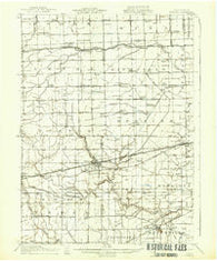 Swanton Ohio Historical topographic map, 1:62500 scale, 15 X 15 Minute, Year 1914