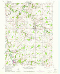 Sycamore Ohio Historical topographic map, 1:24000 scale, 7.5 X 7.5 Minute, Year 1960