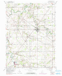 Sycamore Ohio Historical topographic map, 1:24000 scale, 7.5 X 7.5 Minute, Year 1960