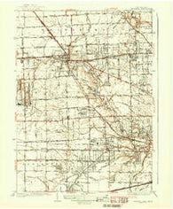 Sylvania Ohio Historical topographic map, 1:31680 scale, 7.5 X 7.5 Minute, Year 1937