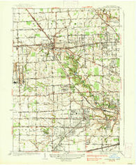 Sylvania Ohio Historical topographic map, 1:31680 scale, 7.5 X 7.5 Minute, Year 1937