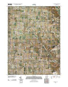 Thackery Ohio Historical topographic map, 1:24000 scale, 7.5 X 7.5 Minute, Year 2010