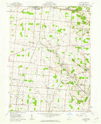 Thackery Ohio Historical topographic map, 1:24000 scale, 7.5 X 7.5 Minute, Year 1961