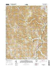 The Plains Ohio Current topographic map, 1:24000 scale, 7.5 X 7.5 Minute, Year 2016