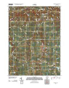 Thompson Ohio Historical topographic map, 1:24000 scale, 7.5 X 7.5 Minute, Year 2010