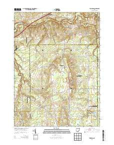 Thompson Ohio Historical topographic map, 1:24000 scale, 7.5 X 7.5 Minute, Year 2013