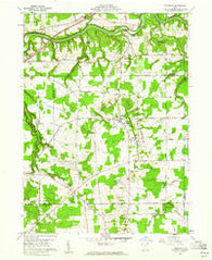Thompson Ohio Historical topographic map, 1:24000 scale, 7.5 X 7.5 Minute, Year 1960