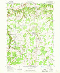 Thompson Ohio Historical topographic map, 1:24000 scale, 7.5 X 7.5 Minute, Year 1960