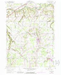 Thompson Ohio Historical topographic map, 1:24000 scale, 7.5 X 7.5 Minute, Year 1960