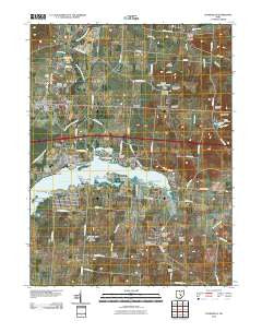 Thornville Ohio Historical topographic map, 1:24000 scale, 7.5 X 7.5 Minute, Year 2010