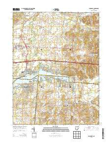 Thornville Ohio Historical topographic map, 1:24000 scale, 7.5 X 7.5 Minute, Year 2013