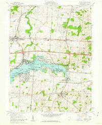 Thornville Ohio Historical topographic map, 1:24000 scale, 7.5 X 7.5 Minute, Year 1961