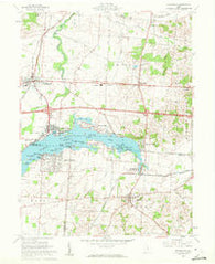 Thornville Ohio Historical topographic map, 1:24000 scale, 7.5 X 7.5 Minute, Year 1961