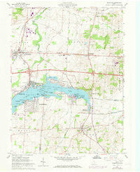 Thornville Ohio Historical topographic map, 1:24000 scale, 7.5 X 7.5 Minute, Year 1961