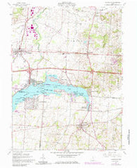 Thornville Ohio Historical topographic map, 1:24000 scale, 7.5 X 7.5 Minute, Year 1961