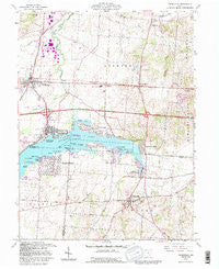 Thornville Ohio Historical topographic map, 1:24000 scale, 7.5 X 7.5 Minute, Year 1992
