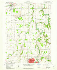 Tiffin North Ohio Historical topographic map, 1:24000 scale, 7.5 X 7.5 Minute, Year 1960
